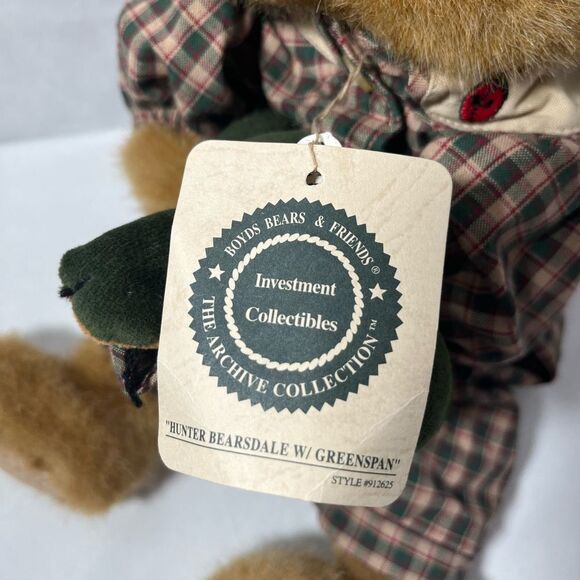 Boyd’s Bear Hunter Bearsdale with Greenspawn Frog #912126 - Picture 3 of 3